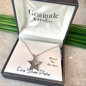 Gratitude & Grace Reach for the stars necklace gift